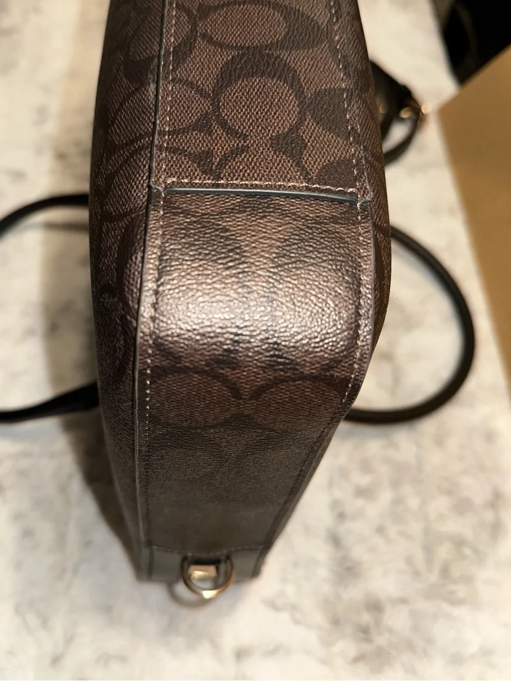 COACH Brown Signature with Removable Strap